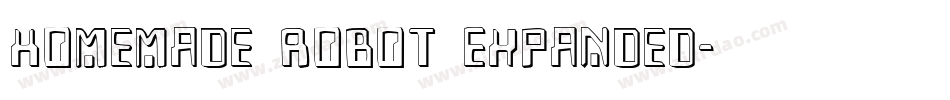 Homemade Robot Expanded字体转换